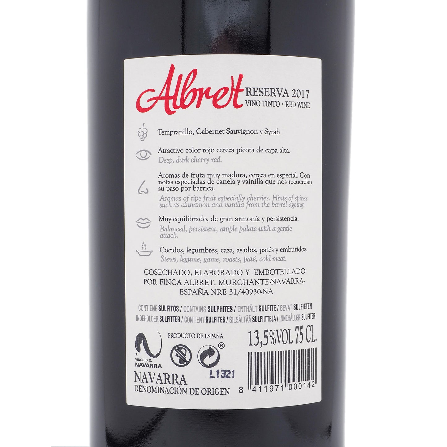 Albret Lastra Reserva 2017