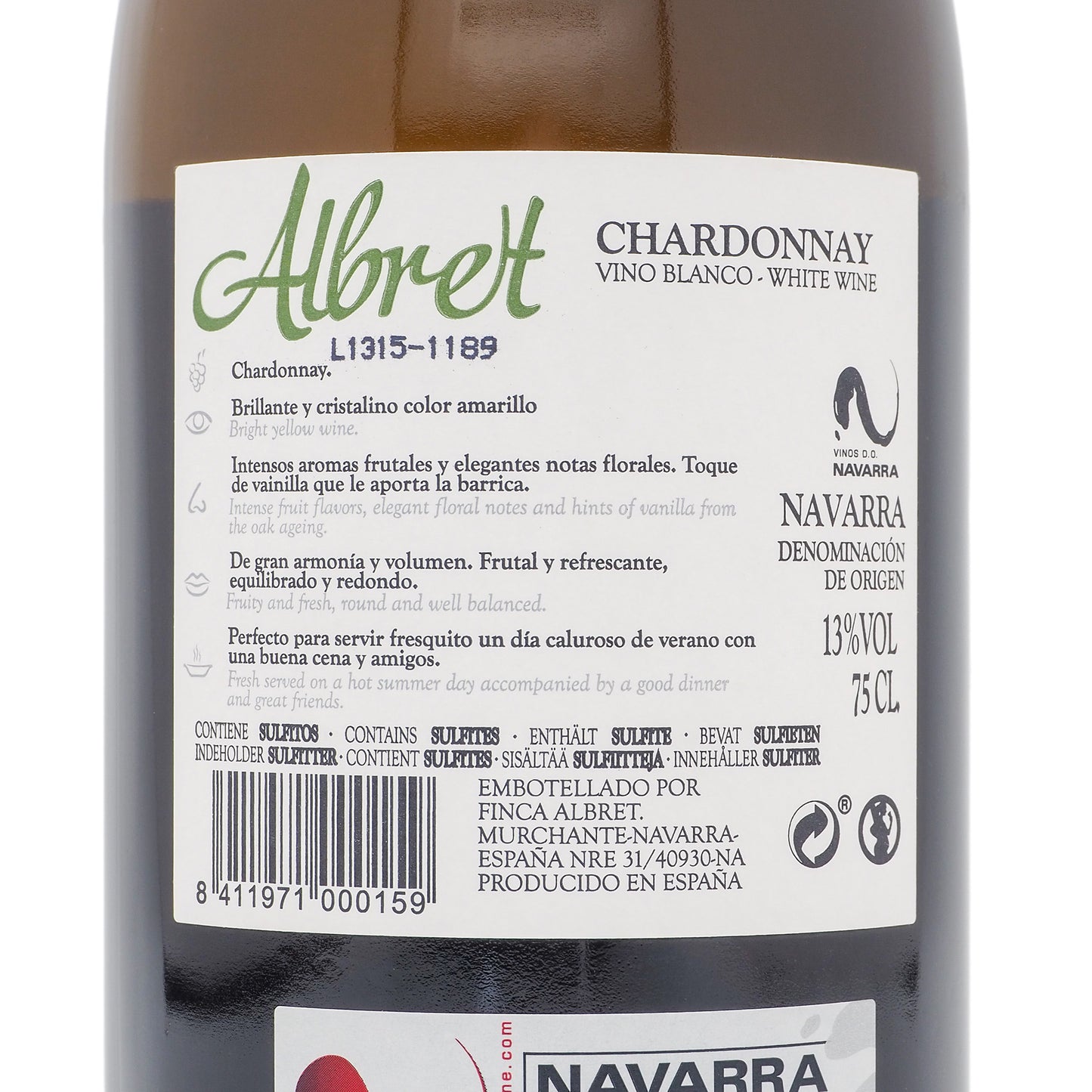 Albret El Alba Chardonnay 2020
