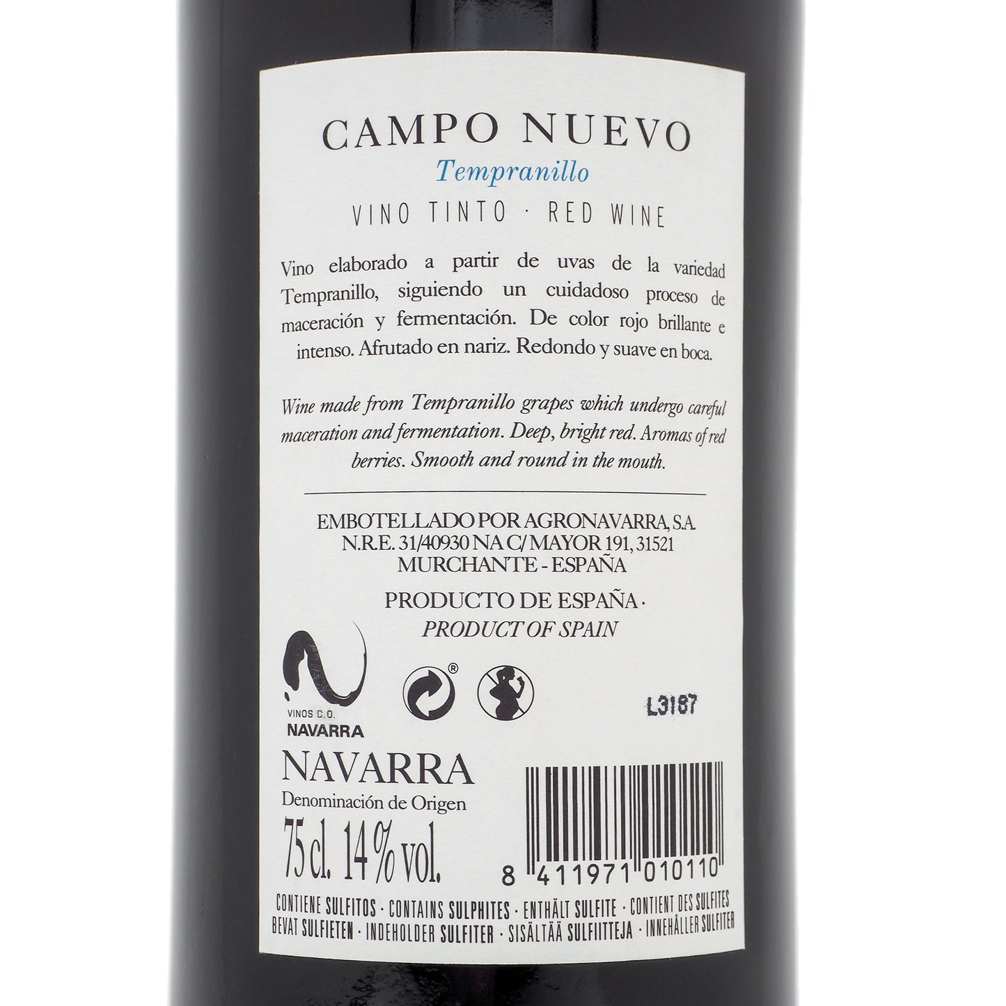 Campo Nuevo Tempranillo 2022