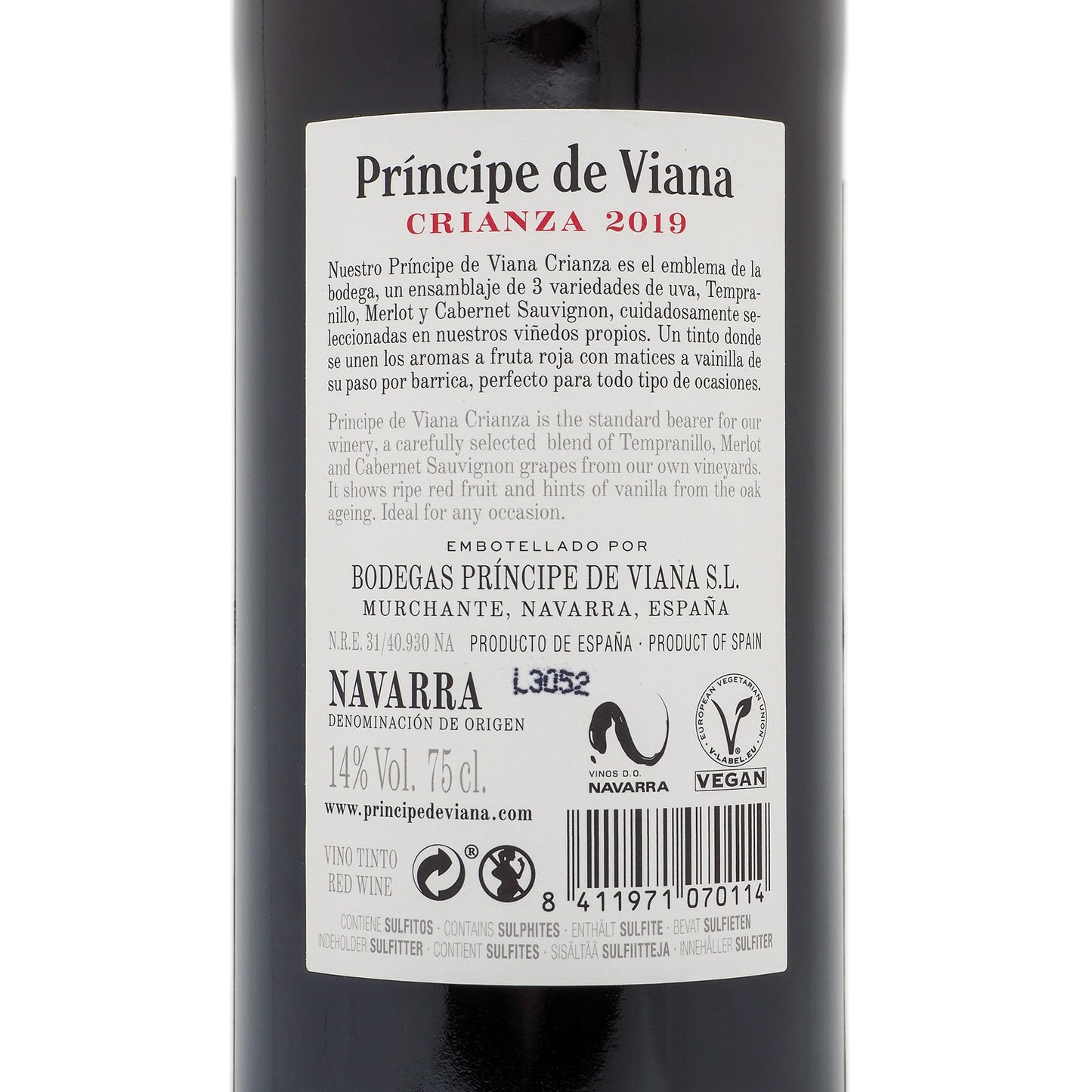 Príncipe de Viana Crianza 2019