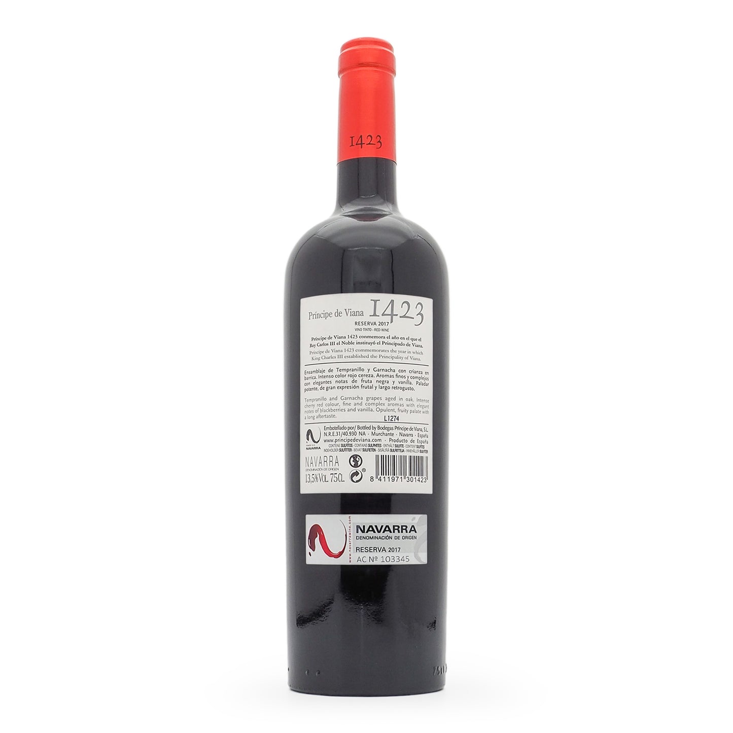 Príncipe de Viana 1423 Reserva 2017