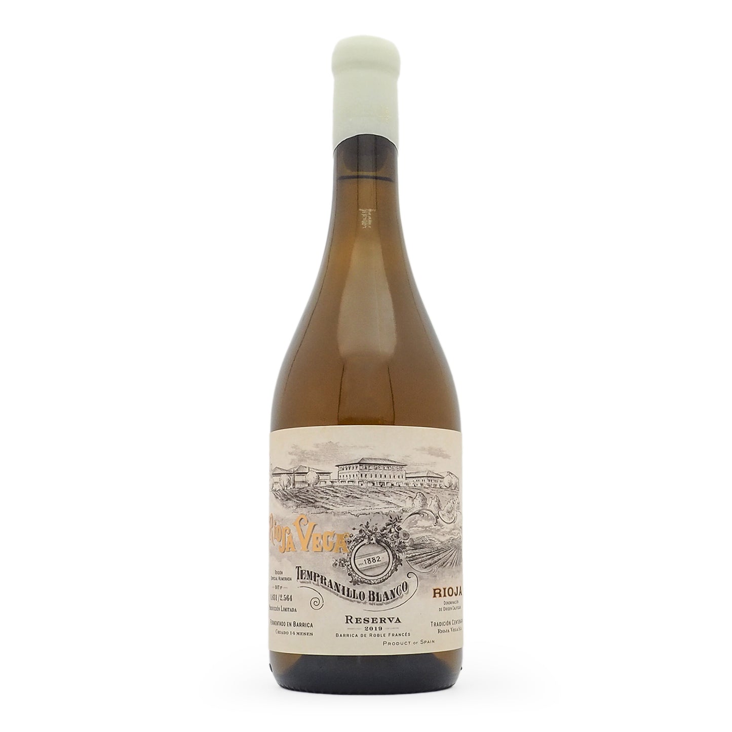 Rioja Vega Tempranillo Blanco Reserva 2019